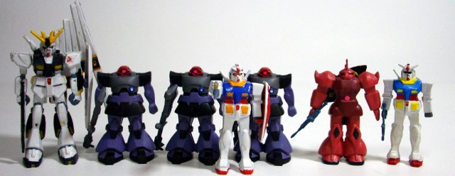 1/550 RX-93 ˃K_ RX-78-2 K_@MS-09 h MS-14S VApQOO